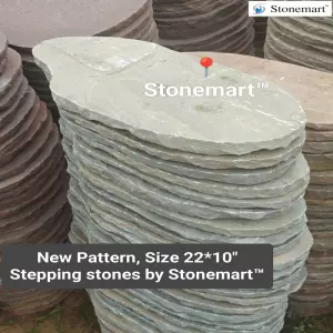 22 Inch * 10 Inch Stepping Stones For Small Balcony, Garden, Landscaping