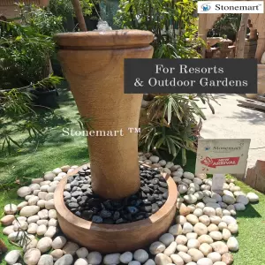 Modern Stone Water Fountain For Landscapes, Hotels, Resorts, Farmhouses