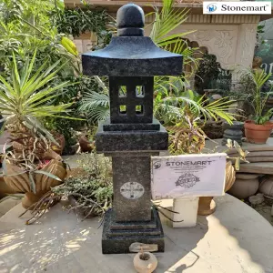 Sold To New Zealand 3 Feet Hand Carved Granite Pagoda Lantern For Home And Garden