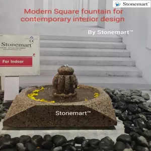 Modern Square Fountain For Contemporary Interior Design