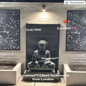 Client Testimonial Of 5 Feet Buddha Fountain From London, Uk