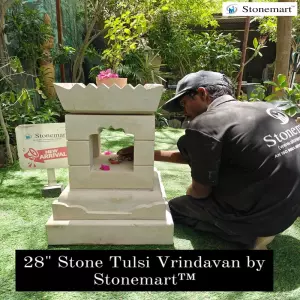 28 Inch, 100 Kg Stone Tulasi Kota For Home And Garden