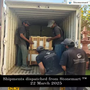 Stone Masterpieces Shipped To Chennai, Tamil Nadu Dated March 22, 2025