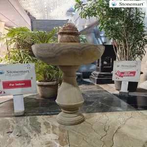 30 Inch, 70 Kg Natural Stone Water Fountain For Home Entrance