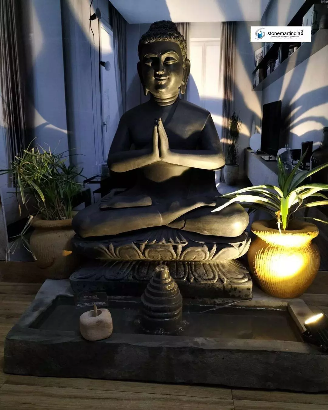 Anjali Mudra Buddha Fountain