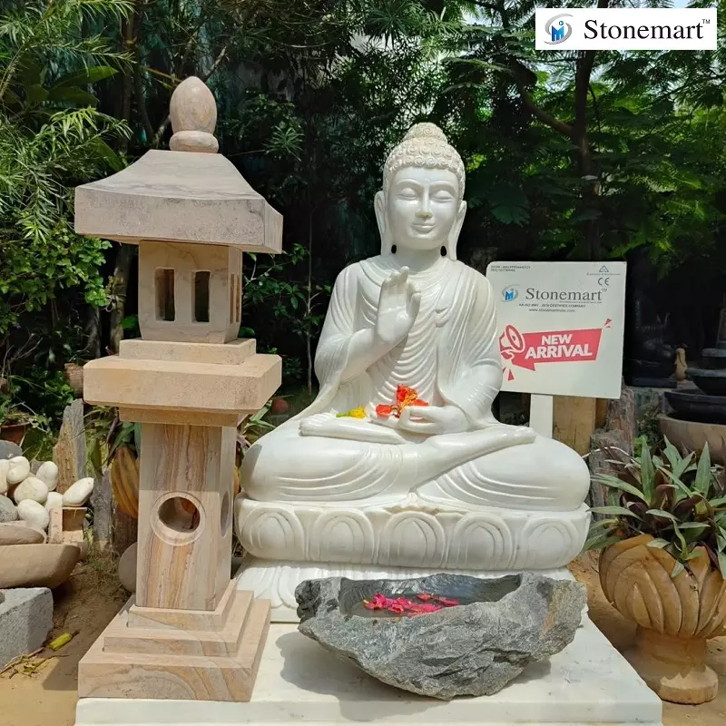 Teaching Garden Buddha Statue - Flow of Wisdom Mudra, buddha statue