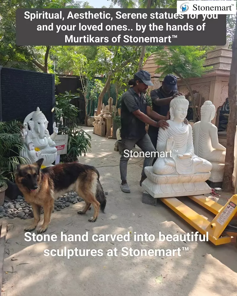 Hand Carved Garden Stone Sculptures