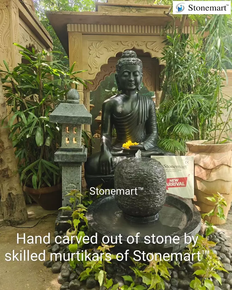 Bhumisparsha Mudra Buddha Fountain