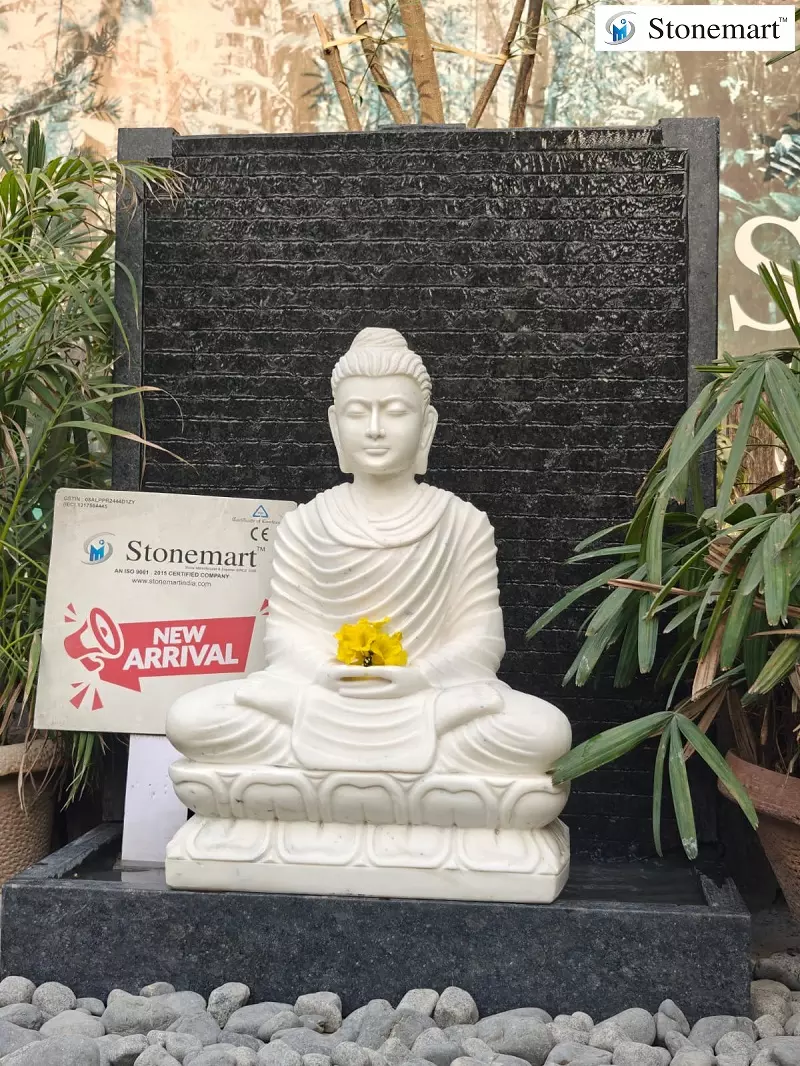 Serene Buddha Fountain