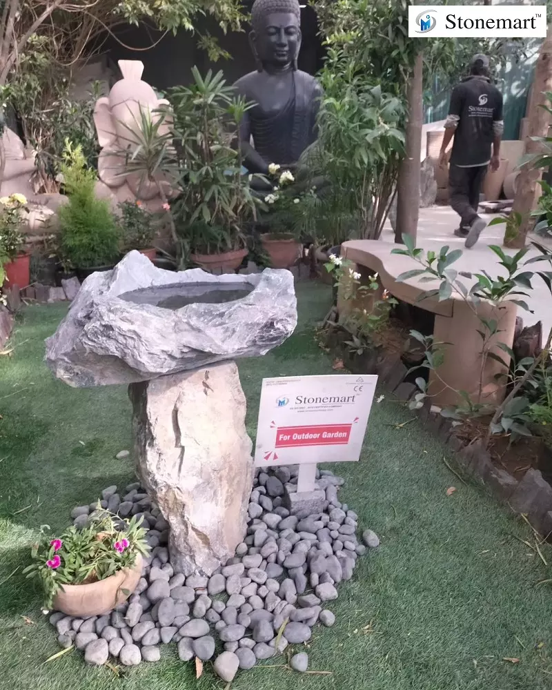 Stone Bird Bath For Balcony