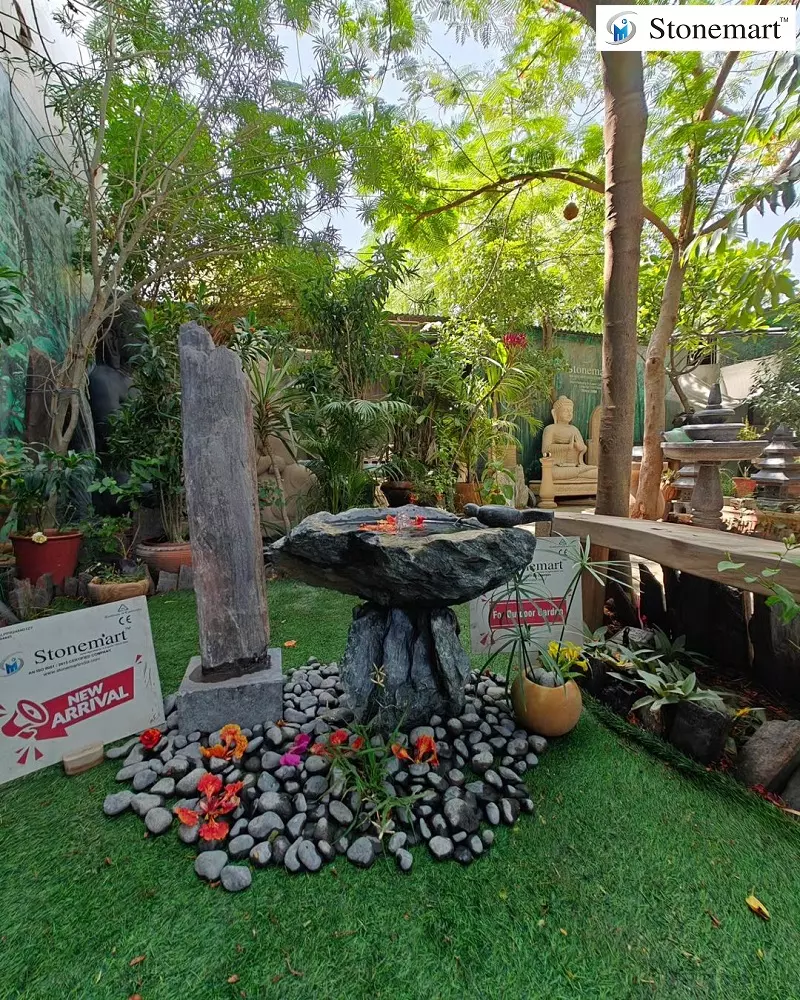 Stone Birdbath For Balcony